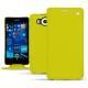 Microsoft Lumia 950 - 950 Dual Sim leather case - Jaune fluo