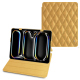 Custodia in pelle Apple iPad Pro 13 (2024) - Or Maïa - Couture ( Pantone 871C ) 