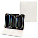 Apple iPad Pro 13 (2024) leather case - Blanc escumo ( Pantone #D6D6D1 )