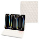 Capa em pele Apple iPad Pro 13 (2024) - Blanc escumo - Couture ( Pantone #D6D6D1 )