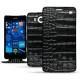 Custodia in pelle Microsoft Lumia 950 - 950 Dual Sim - Crocodile nero