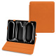 Apple iPad Pro 11 (2024) leather case - Orange ( Nappa - Pantone #ff9351 ) 