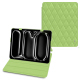 Capa em pele Apple iPad Pro 11 (2024) - Vert olive - Couture ( Nappa - Pantone #a7c58e ) 