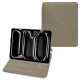 Housse cuir Apple iPad Pro 11 (2024) - Darboun sabla ( Pantone #BCB1A1 )