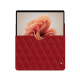 Microsoft Surface Pro 9 / 10 / 11 leather sleeve - Rouge - Couture ( Nappa - Pantone #d50032 ) 