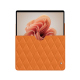 Microsoft Surface Pro 9 / 10 / 11 leather sleeve - Orange - Couture ( Nappa - Pantone #ff9351 ) 