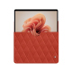 Pochette cuir Microsoft Surface Pro 9 / 10 / 11 - Arange clouquié - Couture ( Pantone #D33108 )