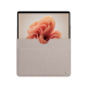 Capa em pele Microsoft Surface Pro 9 / 10 / 11 - Taupe innocent ( Pantone #d6d2c4 ) 