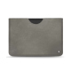 Microsoft Surface Pro 8 / 9 / 10 / 11 leather pouch - Acier vintage ( Pantone #d85827b ) 