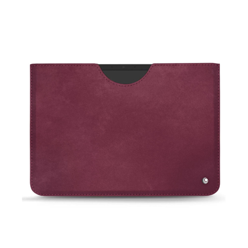 Microsoft Surface Pro 8, 9, 10, 11용 고급 가죽 파우치Prune vintage ( Pantone #612434 ) 