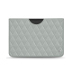 Capa em pele Microsoft Surface Pro 8 / 9 / 10 / 11 - Gris - Couture ( Nappa - Pantone #c1c6c8 ) 
