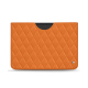 Lederschutzhülle Microsoft Surface Pro 8 / 9 / 10 / 11 - Orange - Couture ( Nappa - Pantone #ff9351 ) 