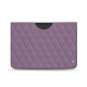 Lederschutzhülle Microsoft Surface Pro 8 / 9 / 10 / 11 - Lilas - Couture ( Nappa - Pantone #b9a3e3 ) 