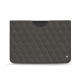 Custodia in pelle Microsoft Surface Pro 8 / 9 / 10 / 11 - Anthracite - Couture ( Pantone #41403c ) 