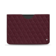 Funda de piel Microsoft Surface Pro 8 / 9 / 10 / 11 - Lie de vin - Couture ( Pantone #412234 ) 