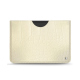 Custodia in pelle Microsoft Surface Pro 8 / 9 / 10 / 11 - Crocodile milk ( Pantone #d6d2c4 ) 