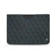 Microsoft Surface Pro 8 / 9 / 10 / 11 leather pouch - Blu marino - Couture ( Pantone #14181D )