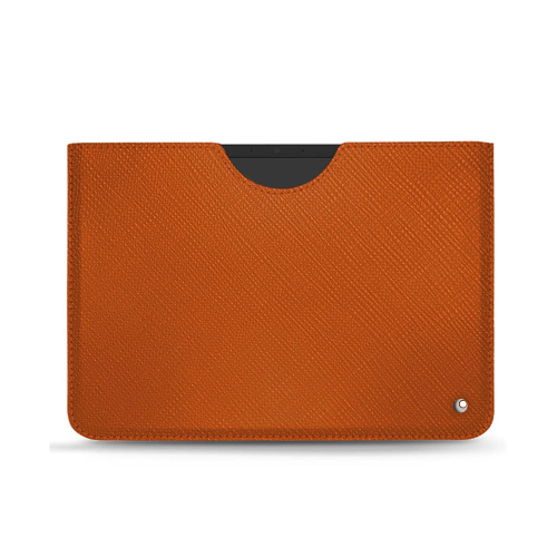 Bolsa de couro luxuosa para Microsoft Surface Pro 8, 9, 10 e 11Orange vibrant ( Pantone #e36b39 ) 