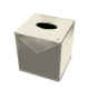 Caixa para lenços de papel - Quadrada - Blanc ( Nappa / White ) 