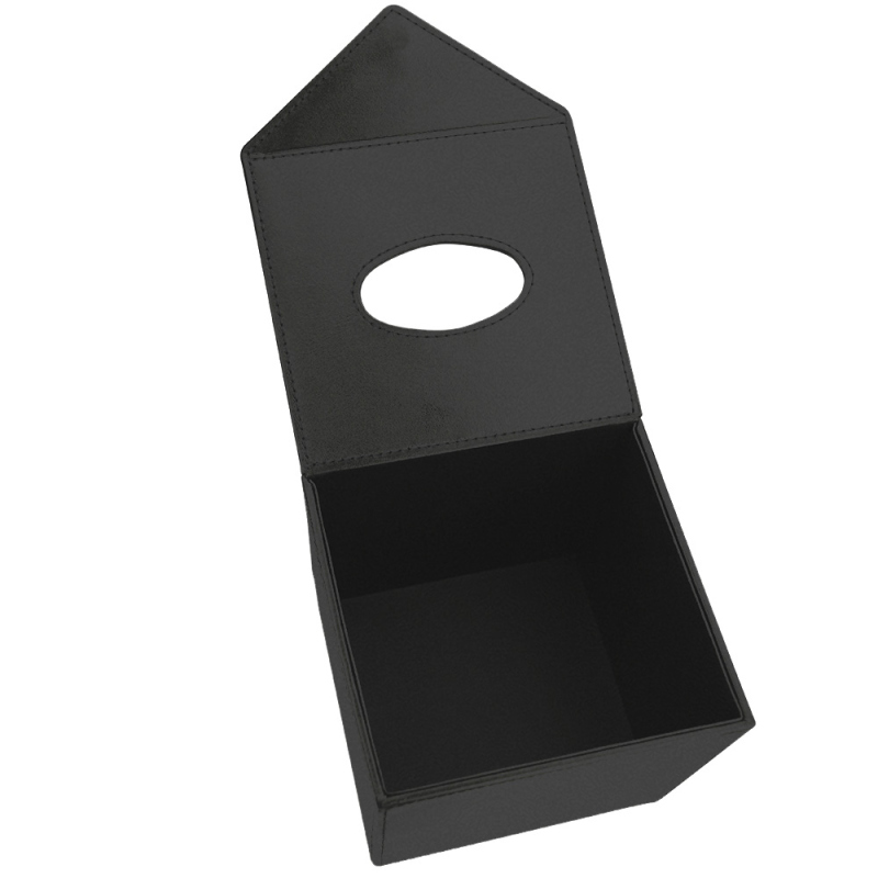 Square tissue box holder