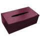 Rectangular tissue box holder - Prune vintage ( Pantone #612434 ) 