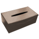 Rectangular tissue box holder - Taupe vintage ( Pantone #bda790 ) 