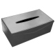 Rectangular tissue box holder - Platinium ( Pantone 877C ) 