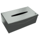 Box für Taschentücher - Rechteckig - Gris PU ( Pantone #c1c6c8 ) 