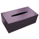 Rectangular tissue box holder - Lilas PU ( Pantone #b9a3e3 )