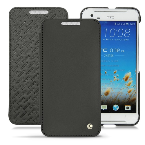レザーケース HTC One X9 - Noir ( Nappa - Black ) 