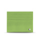 レザーのカードケー - RFID / NFC 保護機能付き - Vert olive ( Nappa - Pantone #a7c58e ) 