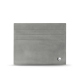 Leather card holder - Anti-RFID / NFC - Platinium ( Pantone 877C ) 