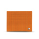 Porte-cartes en cuir - Anti-RFID / NFC - Abaca arancio ( Pantone #d77540 )