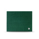 Porta-carte in pelle - Anti-RFID / NFC - Crocodile pino ( Pantone #173F35 ) 