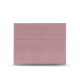 Porta-cartões em pele - Anti-RFID / NFC - Rose PU ( Pantone #efbae1 ) 