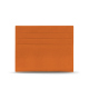 가죽 카드 지갑- RFID / NFC 차단 - Orange PU ( Pantone #ff9351 )