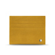 皮质卡包- X6卡片包 - Jaune soulèu ( Pantone #F3B934 )