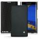Custodia in pelle Blackberry Priv - Dark vintage ( Roughtcut - Black#5256 ) 
