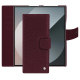 Funda de piel para cartera Samsung Galaxy Z Fold6 - Lie de vin ( Pantone #412234 ) 