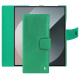 Custodia in pelle Samsung Galaxy Z Fold6 - Menthe vintage ( Pantone #37b375 ) 