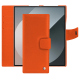 Custodia in pelle Samsung Galaxy Z Fold6 - Orange fluo ( Pantone #ff5406 ) 
