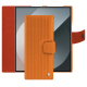 Étui portefeuille cuir Samsung Galaxy Z Fold6 - Abaca arancio ( Pantone #d77540 )