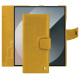 Custodia in pelle Samsung Galaxy Z Fold6 - Jaune soulèu ( Pantone #F3B934 )