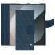 Custodia in pelle Samsung Galaxy Z Fold6 - Indigo - Couture ( Pantone #1f4565 ) 
