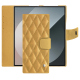 Custodia in pelle Samsung Galaxy Z Fold6 - Or Maïa - Couture ( Pantone 871C ) 