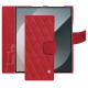 Funda de piel para cartera Samsung Galaxy Z Fold6 - Rouge troupelenc - Couture ( Pantone #AB191A )