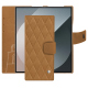 Custodia in pelle Samsung Galaxy Z Fold6 - Castan esparciate - Couture ( Pantone #824F2A )