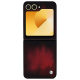 Coque cuir Samsung Galaxy Z Flip6 - Rouge Patine