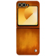Funda de piel Samsung Galaxy Z Flip6 - Orange Patine