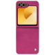 Funda de piel Samsung Galaxy Z Flip6 - Rose BB ( Pantone #DB599F )